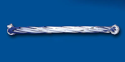 Sterling Silver Ladies Twist Hinged Bangle