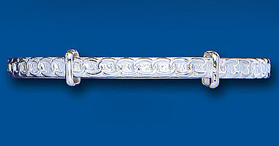 Solid Silver Childrens Bangle 3 to 7 Years Link Design Expandable 925 Hallmark