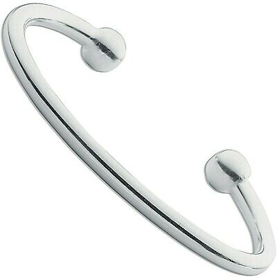 Silver 5mm Torque Ladies Bangle Solid Full Hallmark British Made Gift Boxed