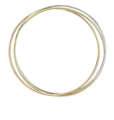 Bangle Solid Silver Russian Wedding Yellow Gold Rose Gold Plate Sterling Silver