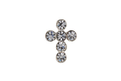 Mens Earring Cross Stud Earring Gents 925 Sterling Silver Cross Earring