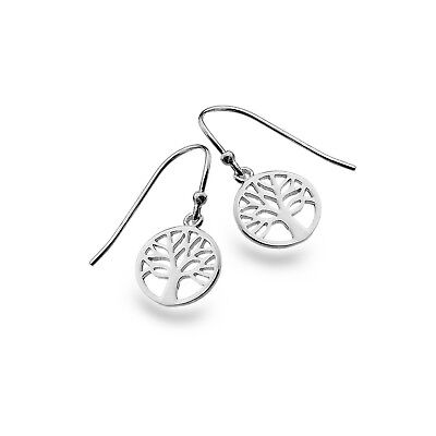 Tree of Life Earrings Sterling Silver 925 Hallmarked Drops