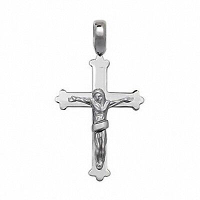 Crucifix Pendant Cross Pendant Sterling Silver Cross 37 x 20mm