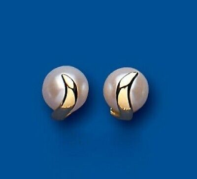 9ct Gold Pearl Stud Earrings Freshwater Studs Wedding Bridal Jewellery