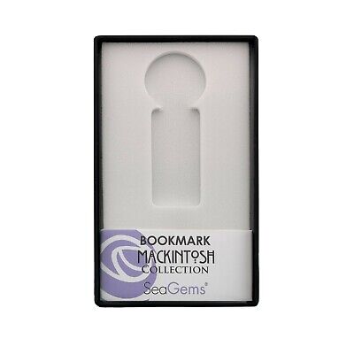 Luxury Purple Mackintosh Bookmark Silver Plated Brand New Boxed