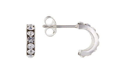 Men's Earring Hoop Gents Solid Sterling Silver