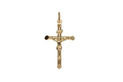 Gold Crucifix Pendant Yellow Gold Crucifix Cross Pendant
