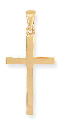 Gold Cross Pendant Yellow Gold Cross Necklace