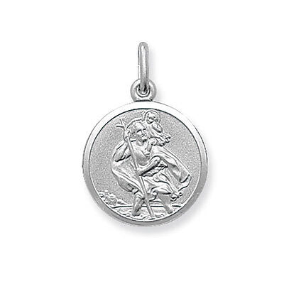 St.Christopher Solid Silver 16mm