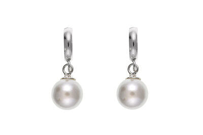 Pearl Earrings .925 Sterling Silver Drop Earrings