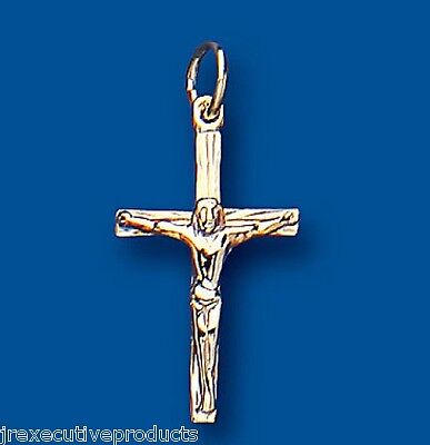 Gold Crucifix Pendant Yellow Gold Crucifix Pendant Diamond Cut Cross