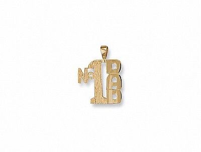 Dad Pendant Yellow Gold Men's Necklace Gents
