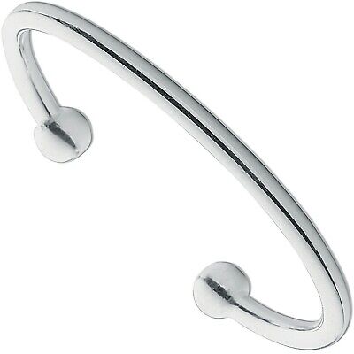 Silver 5mm Torque Ladies Bangle Solid Full Hallmark British Made Gift Boxed