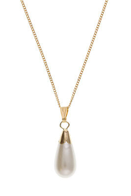 Pearl Set Yellow Gold Classic Pendant and Earrings Drop Hallmarked British Made