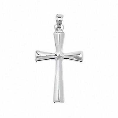 Cross Pendant Sterling Silver Cross 37 x 21mm
