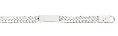 Sterling Silver Identity Bracelet Solid Gents Mens Very Heavy Hallmarked British