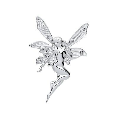 Sterling Silver Fairy Brooch Pin Solid Hallmarked