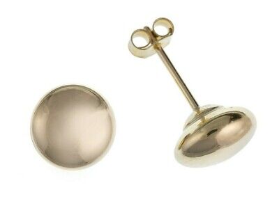 9ct Bouton Ball Stud Earrings Yellow Gold Studs 4mm British Made