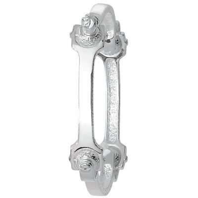 Ladies Spanner Bangle Solid Sterling Silver Hallmarked