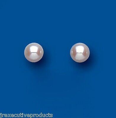 9ct Gold Pearl Stud Earrings 5mm Freshwater Bridal Jewellery Wedding Classic