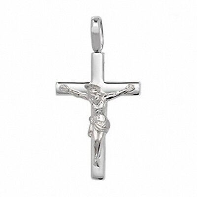 Crucifix Pendant Cross Pendant Sterling Silver Cross 38 x 20mm.