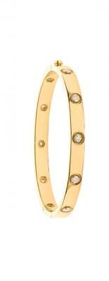 18ct Yellow Gold 1.00ct Diamond Bangle