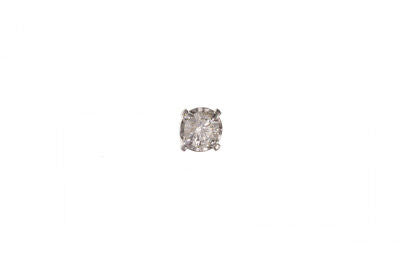 Men's Earring Diamond Solitaire Stud Earring 9 Carat Yellow Gold Earring