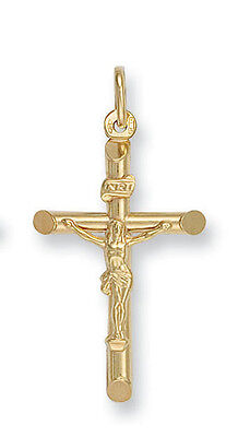 Gold Crucifix Pendant Gold Crucifix Necklace Yellow Gold Cross Crucifix