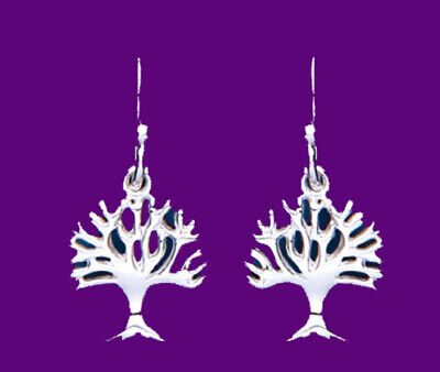 Tree of Life Set Pendant and Drop Earrings Sterling Silver 925 Hallmark Box New