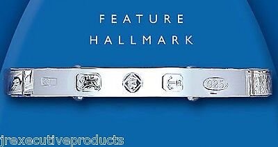 Solid Sterling Silver Ladies 6mm Hallmark Expandable Bangle