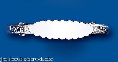 Silver Childrens Identity Bangle 3 - 7 years Adjustable 925 Hallmark