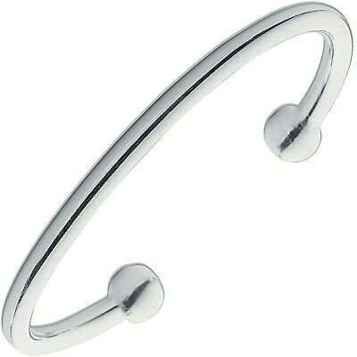 Sterling Silver Torque Bangle Gents Mens Solid Bracelet Hallmarked British Made