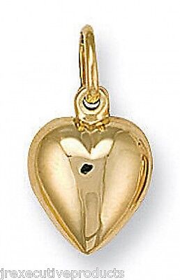 Yellow Gold Heart Pendant Hallmarked British Made