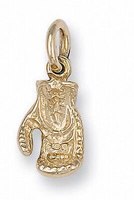 Boxing Glove Pendant Yellow Gold Hallmarked British Made 2.5g