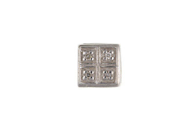 Men's Diamond Earring Gents Solid Sterling Silver Stud