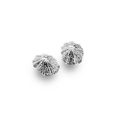 Limpet Shell Stud Earrings Sterling Silver 925 Hallmarked Studs