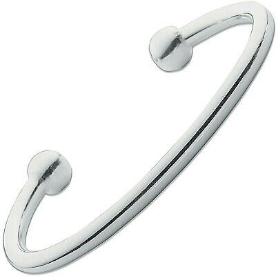 Silver 5mm Torque Ladies Bangle Solid Full Hallmark British Made Gift Boxed