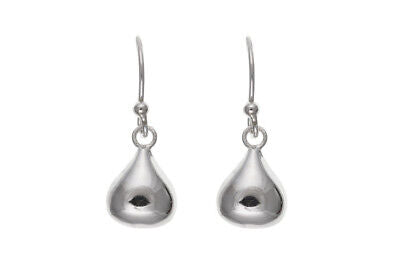 Sterling Silver Teardrop Earrings 925 Hallmark Drop Dangly Drops