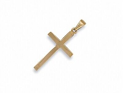 Gold Cross Pendant Yellow Gold Cross Necklace