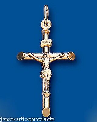 Gold Crucifix Pendant Yellow Gold Crucifix Cross Pendant