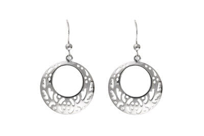 Silver Filigree Drop Earrings Drops Dangly 925 Hallmark