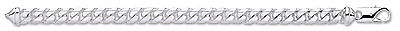 Sterling Silver Curb Bracelet Solid Gents Mens Very Heavy Hallmarked 45g