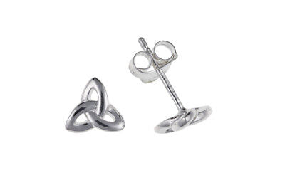 Silver Celtic Stud Earrings 925 Hallmark Studs
