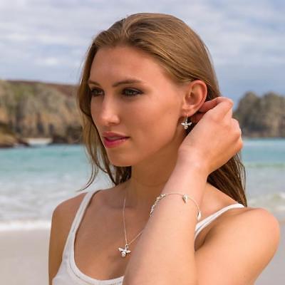 Bumblebee Drop Earrings Sterling Silver 925 Hallmarked Drops
