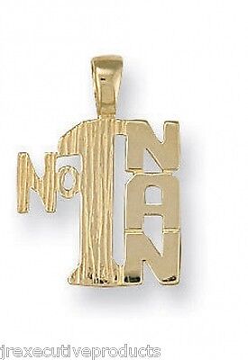 Yellow Gold NAN Pendant Hallmarked British Made