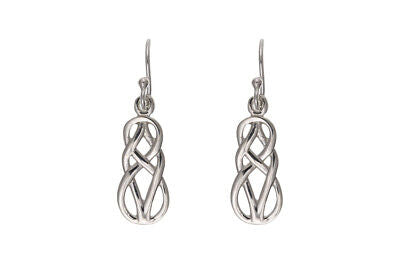 Sterling Silver Celtic Earrings Drop Drops 925 Hallmarked