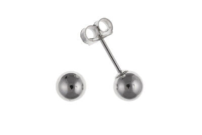 Silver Stud Earrings Ball Studs Sterling Silver