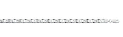 Sterling Silver Anchor Chain Bracelet Mens Gents Hallmarked