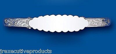 Solid Silver Child's Identity Bangle Age 7 - 13 years
