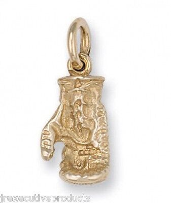 Yellow Gold Boxing Glove Pendant Hallmarked British Made 5 grams